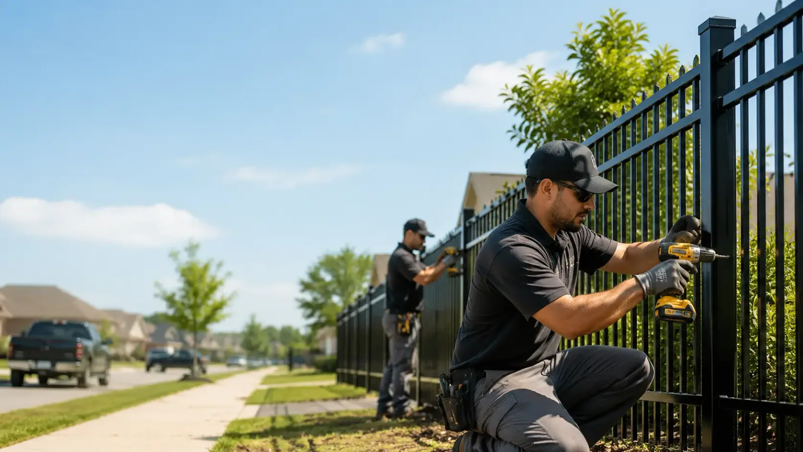 Metal Fence Installation in New Berlin, WI
